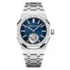 Audemars Piguet 26660Bc.zz.1356Bc.01 Royal Oak Selfwinding Flying Tourbillon Extra-Thin Rd#3 White Gold Smoked Blue Dial Watch