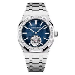 Audemars Piguet 26660BC.ZZ.1356BC.01 Royal Oak Selfwinding Flying Tourbillon Extra-Thin RD#3 White Gold Smoked Blue Dial Watch
