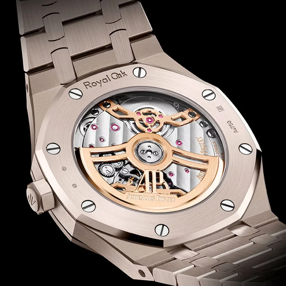 Audemars Piguet 26674Sg.oo.1320Sg.01 Royal Oak Perpetual Calendar Sand Gold Dial Watch - Image 2