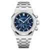 Audemars Piguet 26715Bc.zz.1356Bc.01 Royal Oak Selfwinding Chronograph White Gold - Diamond Smoked Blue Dial Watch