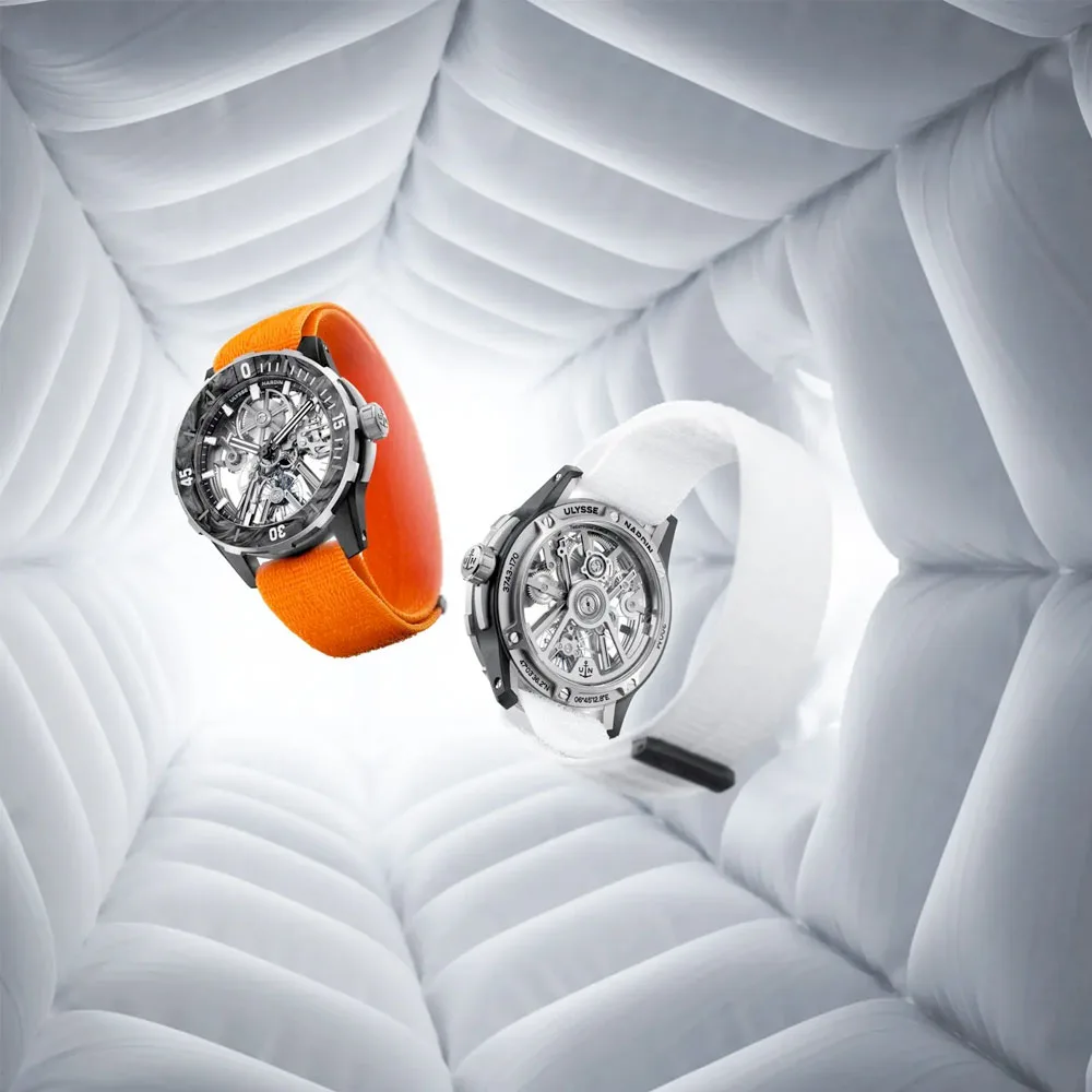 Ulysse Nardin 3743-170-2A/0A Diver Air Titanium 44Mm Skeleton Dial Watch - Image 3