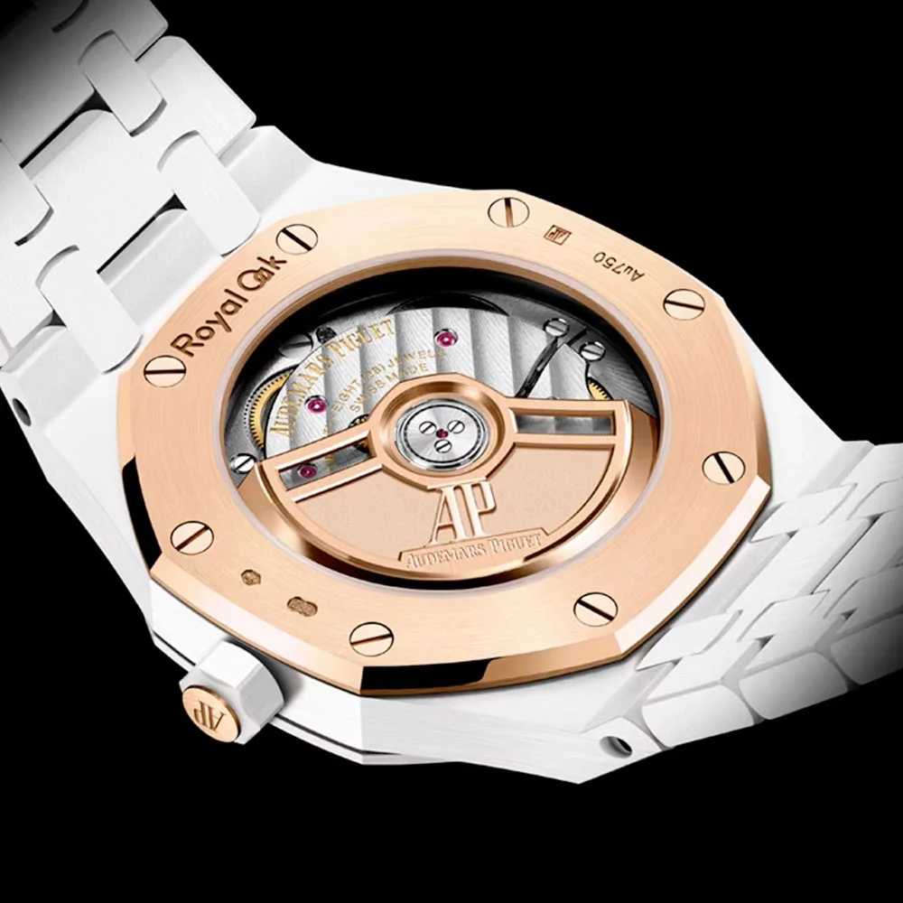 Audemars Piguet 77350Cb.oo.1266Cb.01 Royal Oak Selfwinding White Ceramic White Dial Watch - Image 2