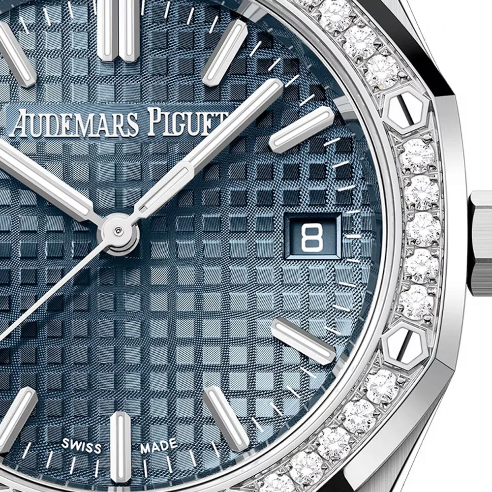 Audemars Piguet 77451St.zz.1361St.04 Royal Oak Selfwinding Stainless Steel - Diamond Blue Dial Watch - Image 2