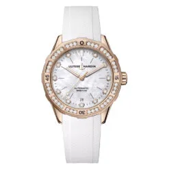 Ulysse Nardin 8162-182B1-0A/3A Lady Diver 39mm White Mother-of-pearl Dial Watch