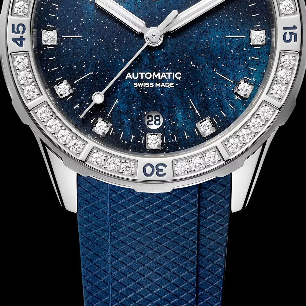 Ulysse Nardin 8163-182B1-3A/3A Diver Starry Night 39Mm Stainless Steel - Diamond Mother‑Of‑Pearl - Aventurine Dial Watch - Image 3