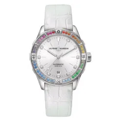 Ulysse Nardin 8163-182B1LE-1A-RAIN/1A Lady Diver Rainbow 39mm Silver Dial Watch
