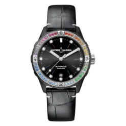 Ulysse Nardin 8163-182B1LE-2A-RAIN/1A Lady Diver Rainbow 39mm Black Dial Watch