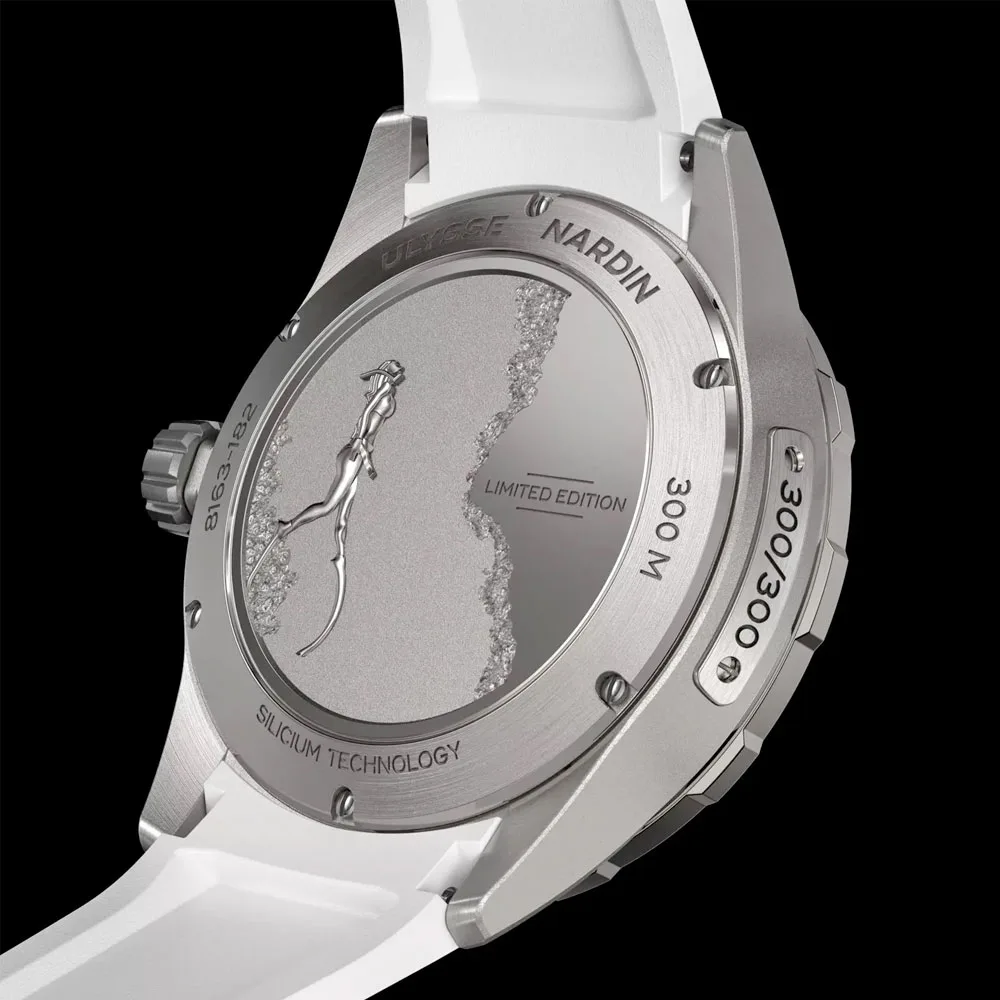 Ulysse Nardin 8163-182Le-3/11-Gw Lady Diver Great White 39Mm Grey Dial Watch - Image 2
