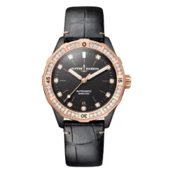 Ulysse Nardin 8165-182B/BLACK Lady Diver 39mm Black Dial Watch