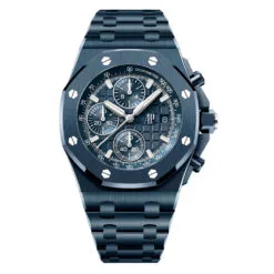 Audemars Piguet 26238CD.OO.1300CD.01 Royal Oak Offshore Selfwinding Chronograph Bleu Nuit, Nuage 50 Ceramic Blue Dial Watch