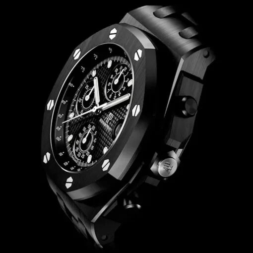 Audemars Piguet 26238Ce.oo.1300Ce.01 Royal Oak Offshore Selfwinding Chronograph Ceramic Black Dial Watch - Image 3