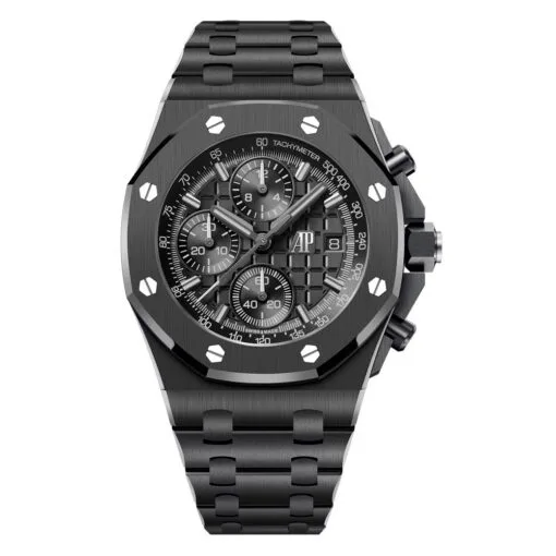 Audemars Piguet 26238Ce.oo.1300Ce.02 Royal Oak Offshore Selfwinding Chronograph Ceramic Black Dial Watch