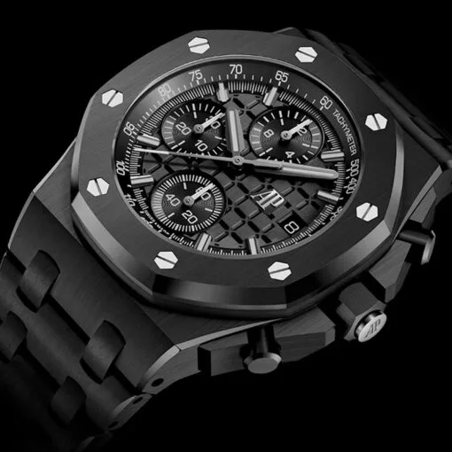 Audemars Piguet 26238Ce.oo.1300Ce.02 Royal Oak Offshore Selfwinding Chronograph Ceramic Black Dial Watch - Image 3