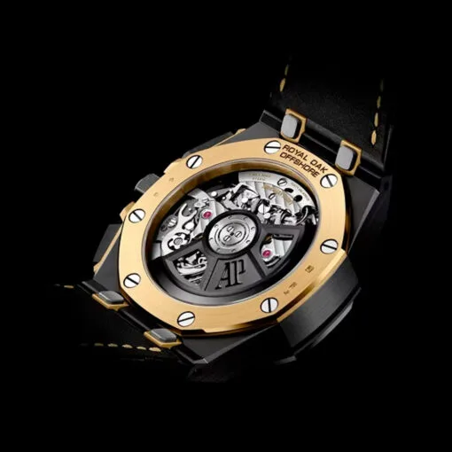 Audemars Piguet 26420Ce.oo.a127Cr.01 Royal Oak Offshore Selfwinding Chronograph Ceramic - Yellow Gold Black Dial Watch - Image 2
