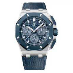 Audemars Piguet 26420SO.OO.A029VE.01 Royal Oak Offshore Selfwinding Chronograph Ceramic - Stainless steel Blue Dial Watch