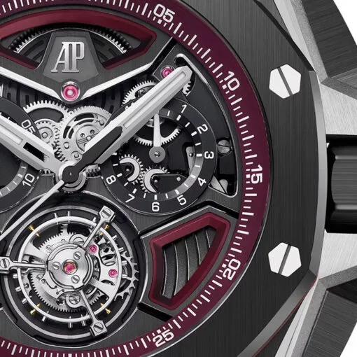 Audemars Piguet 26622Ce.oo.d002Ca.03 Royal Oak Offshore Flying Tourbillon Chronograph Ceramic - Titanium Watch - Image 3