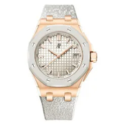 Audemars Piguet 77605OK.OO.A101CA.01 Royal Oak Offshore Selfwinding Pink Gold Ivory Dial Watch