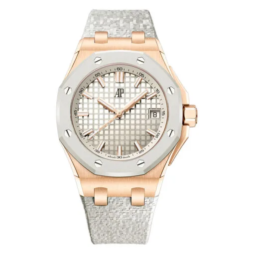 Audemars Piguet 77605Ok.oo.a101Ca.01 Royal Oak Offshore Selfwinding Pink Gold Ivory Dial Watch