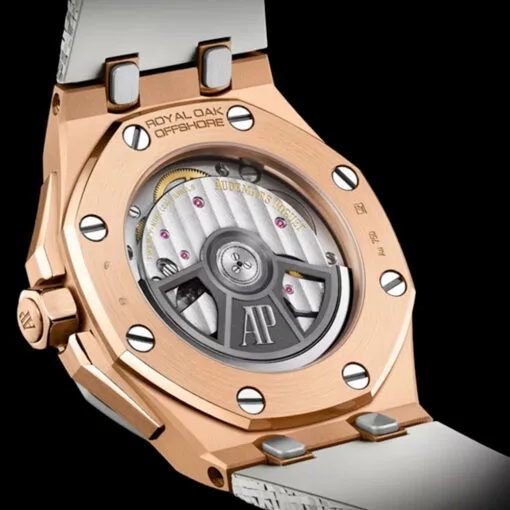 Audemars Piguet 77605Ok.oo.a101Ca.01 Royal Oak Offshore Selfwinding Pink Gold Ivory Dial Watch - Image 2