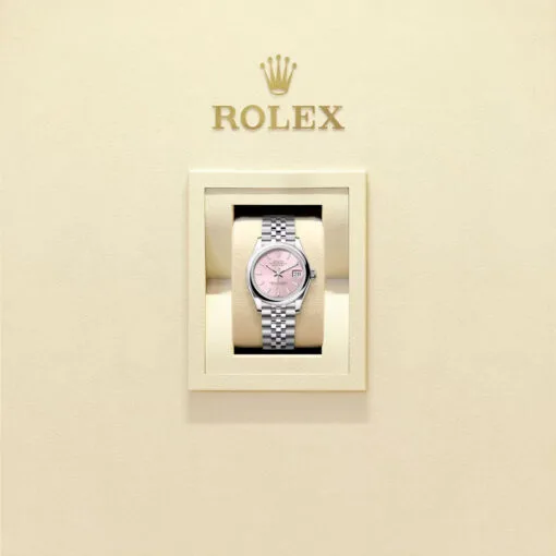 Rolex 278240-0008 Datejust 31Mm Stainless Steel Jubilee Pink Dial Watch - Image 2