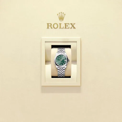 Rolex 278240-0012 Datejust 31Mm Stainless Steel Jubilee Mint Green Dial Watch - Image 2