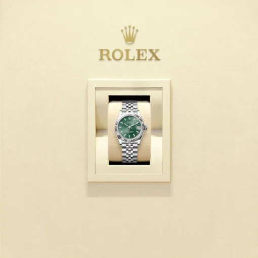 Rolex 278274-0018 Datejust 31Mm Stainless Steel Jubilee Mint Green Dial Watch - Image 2