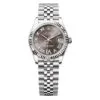 Rolex 278274-0028 Datejust 31Mm Stainless Steel - White Gold Jubilee Dark Grey Diamond-Set Dial Watch