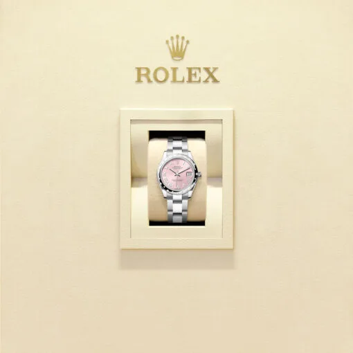 Rolex 278344Rbr-0021 Datejust 31Mm Stainless Steel - Diamond Pink - Roman Dial Watch - Image 2