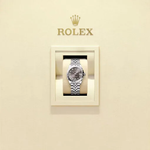 Rolex 278344Rbr-0030 Datejust 31Mm Stainless Steel - White Gold Diamond Jubilee Dark Grey Dial Watch - Image 2