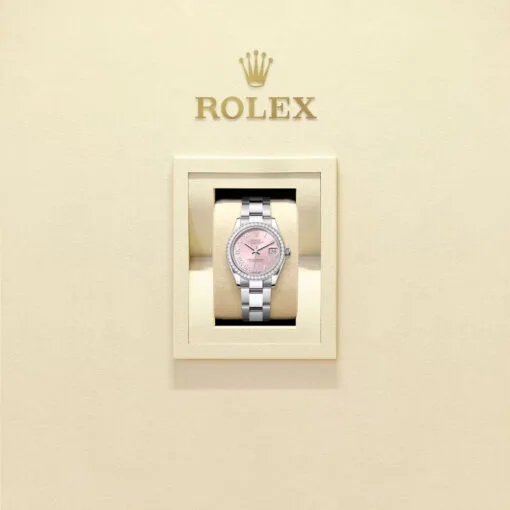 Rolex 278384Rbr-0027 Datejust 31Mm Stainless Steel - White Gold Oyster Pink Diamond-Set Dial Watch - Image 2