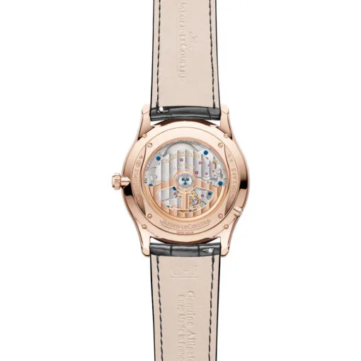 Jaeger-Lecoultre Q1142501 Master Ultra Thin Perpetual Calendar Pink Gold - Diamond Eggshell Dial Watch - Image 2