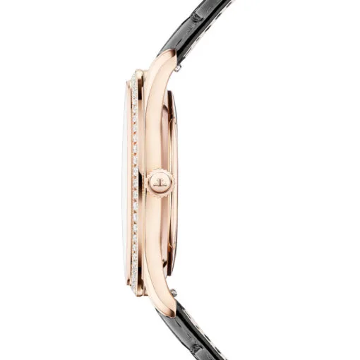 Jaeger-Lecoultre Q1142501 Master Ultra Thin Perpetual Calendar Pink Gold - Diamond Eggshell Dial Watch - Image 3