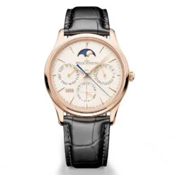 Jaeger-LeCoultre Q1142510 Master Ultra Thin Perpetual Calendar Pink Gold Eggshell Dial Watch