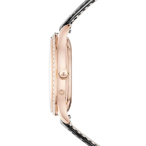 Jaeger-Lecoultre Q1242502 Master Ultra Thin Moon Pink Gold - Diamond Silver Dial Watch - Image 3