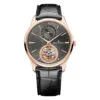 Jaeger-Lecoultre Q13224E2 Master Ultra Thin Tourbillon Enamel Pink Gold Grey Dial Watch