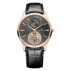Jaeger-LeCoultre Q13224E2 Master Ultra Thin Tourbillon Enamel Pink Gold Grey Dial Watch