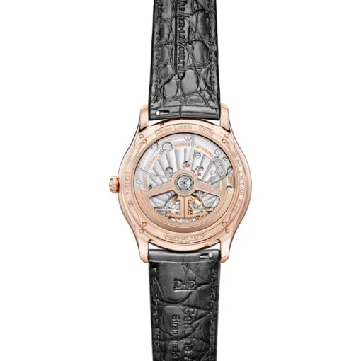 Jaeger-Lecoultre Q13224E2 Master Ultra Thin Tourbillon Enamel Pink Gold Grey Dial Watch - Image 2