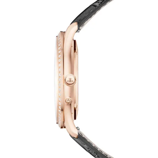 Jaeger-Lecoultre Q1362503 Master Ultra Thin Moon Pink Gold - Diamond Eggshell Dial Watch - Image 3