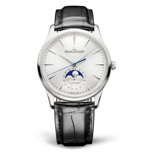 Jaeger-Lecoultre Q1368430 Master Ultra Thin Moon Stainless Steel Silver Dial Watch