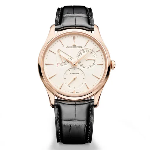Jaeger-Lecoultre Q1372510 Master Ultra Thin Power Reserve Pink Gold Eggshell Dial Watch