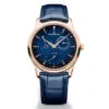 Jaeger-Lecoultre Q137258J Master Ultra Thin Power Reserve Pink Gold Gradient Blue Dial Watch