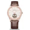 Jaeger-Lecoultre Q1682401 Master Ultra Thin Tourbillon Pink Gold - Diamond Eggshell Dial Watch