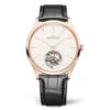 Jaeger-Lecoultre Q1682411 Master Ultra Thin Tourbillon Pink Gold Eggshell Dial Watch