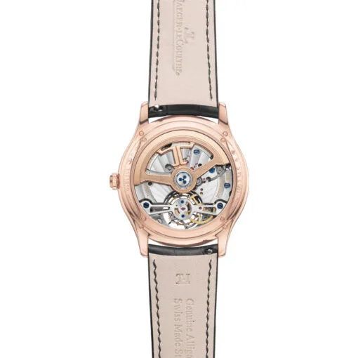 Jaeger-Lecoultre Q1682411 Master Ultra Thin Tourbillon Pink Gold Eggshell Dial Watch - Image 2