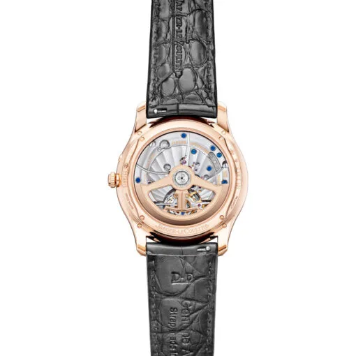 Jaeger-Lecoultre Q169242J Master Ultra Thin Tourbillon Moon Pink Gold Eggshell Dial Watch - Image 2