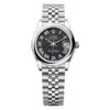 Rolex 278240-0002 Datejust 31Mm Stainless Steel Jubilee Black Dial Watch