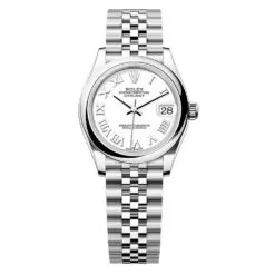 Rolex 278240-0004 Datejust 31mm Stainless Steel Jubilee White Dial Watch