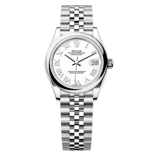 Rolex 278240-0004 Datejust 31Mm Stainless Steel Jubilee White Dial Watch