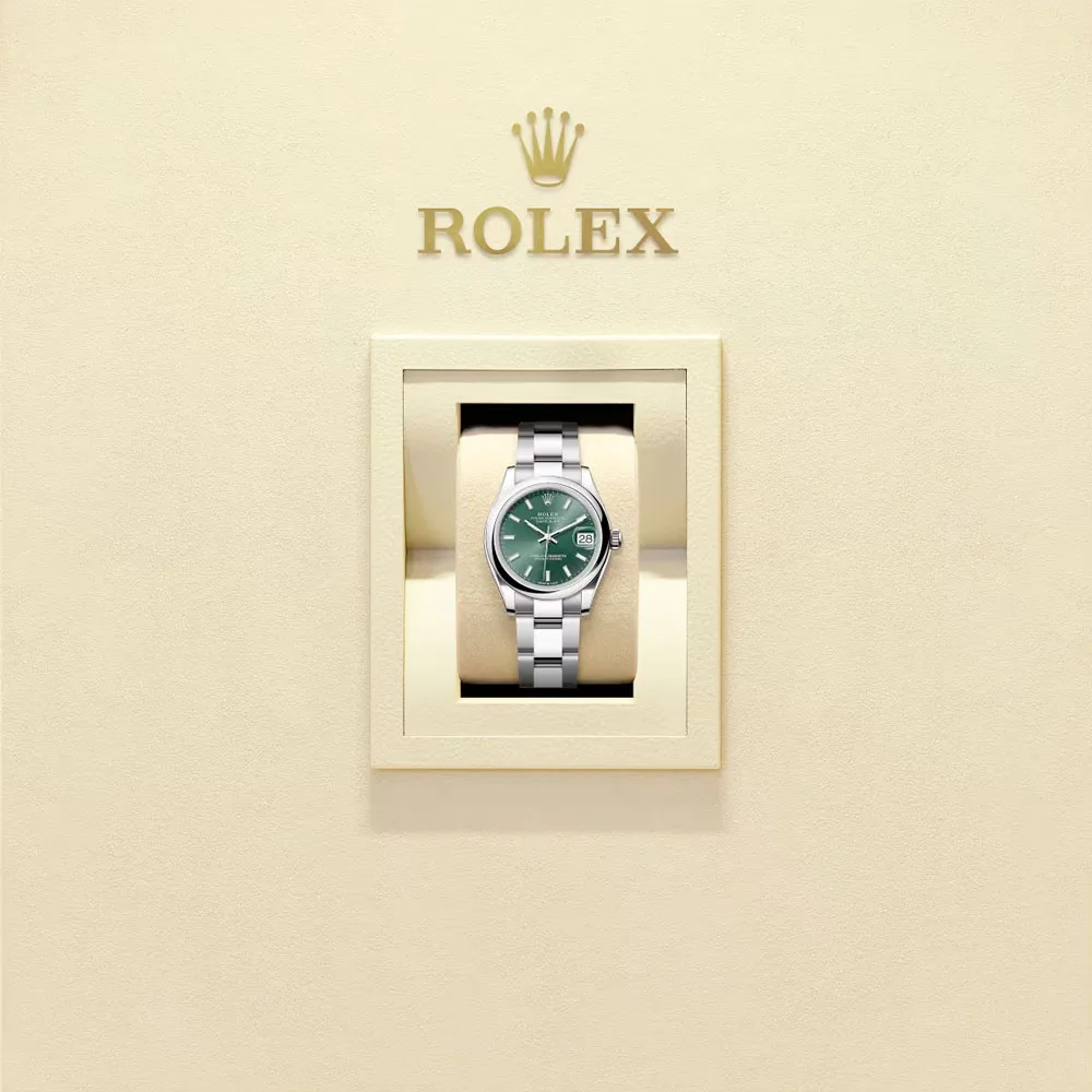 Rolex 278240-0011 Datejust 31Mm Stainless Steel Oyster Mint Green Dial Watch - Image 2