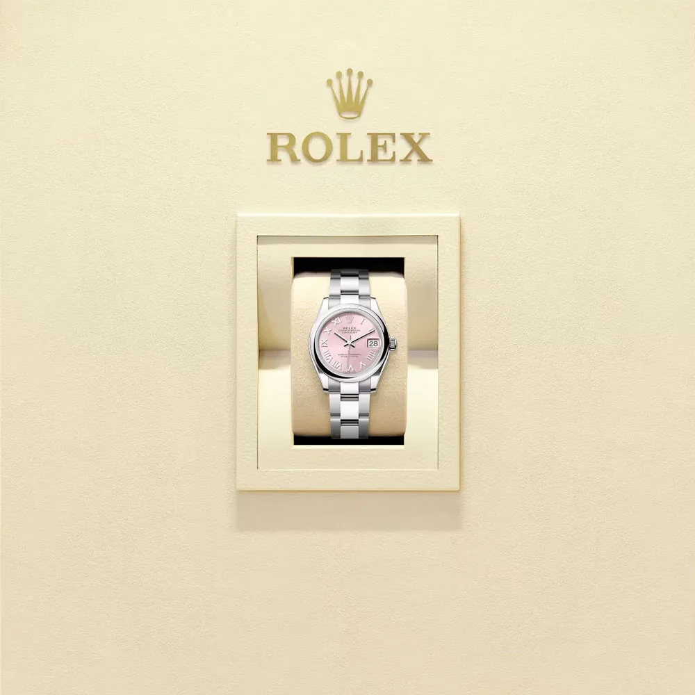 Rolex 278240-0013 Datejust 31Mm Stainless Steel Oyster Pink Dial Watch - Image 2